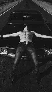 Jensen Ackles sexy hot super Dean Winchester baby Hot High Quality Magnet 704
