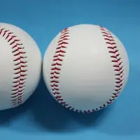 在飛比找樂天市場購物網優惠-空白簽名球 紅線硬式棒球 PU標準型紅線棒球/一個入(定70