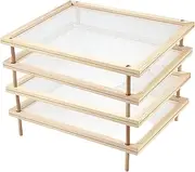 pasta drying rack stackable, removable rack, open fruit storage, dried food rack, air circulation rack, space saving drying rack, kitchen food dehydration, vegetable drying rack, multi-purpose drying