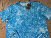 UNDER ARMOUR RUSH FISHING HYDRO CAMO SHIRT SIZE 2XL MEN NWT $50.00