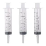 1/10Pcs Transparent 60ml/cc Plastic Syringe Industrial & Scientific