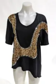 BNWT SASS & BIDE "The Good Spirit" Sequin Embellished Tee - Size XSmall - $220