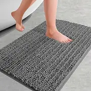 Bath Mats for Bathroom Bath Rug 50x80cm, Non-Slip Bath Mats, Absorbent Shaggy Rugs, Machine Wash, Perfect Plush Bathroom Mats, Bathroom Carpets Set Bathroom Rugs