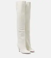 [Proenza Schouler] Proenza Schouler Cone leather over-the-knee boots AU 5 white