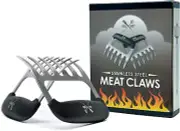 Grill Gods Meat Claws - Stainless Steel Smoker Accessories - Ultra-Sharp Meat