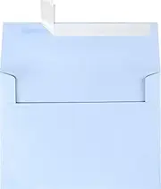 A7 Invitation Envelopes w/Peel & Press (5 1/4 x 7 1/4) - Baby Blue (50 Qty) | Perfect for Invitations, Announcements, Sending Cards, 5x7 Photos | Printable | 80lb Paper | EX4880-13-50