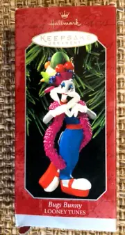 Yr1997 Hallmark,BUGS BUNNY,LOONEY TUNES,CARMEN MIRANDA