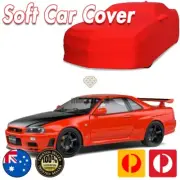 Classic Car Cover Ultra For Nissan Skyline GTR R32 R33 R34 R35 ALL Red Spandex