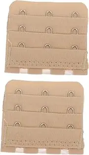 [TOGEVAL] Bra Extension Buttons 10pcs Set 3 Hooks 3 Rows Elastic Bra Extenders for Women's Bra Buckle