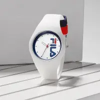 在飛比找Yahoo!奇摩拍賣優惠-FILA斐樂手錶男女官方旗艦簡約潮流休閒情侶錶學生彩色果凍錶