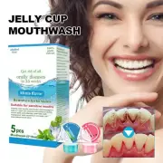 5pcs Jelly Cup Mouthwash Restoring Teeth Health Clear Bad Breath Whitening