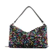 Women's Evening Handbag, Sequin Evening Crossbody Bag, Elegant Mixed Color