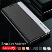 For Samsung S25 S24 Ultra S23 Plus FE S22 S21 S20 PU Leather case galaxy Cover