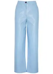 Kitri Janice Vinyl Trousers - Light Blue - 12 (UK12 / M) 12 (UK12 / M)