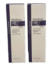 2 pack Fieldtrip Go Sunwhere Bronzing Drops Malachite Clean 30 mL 1 fl. oz
