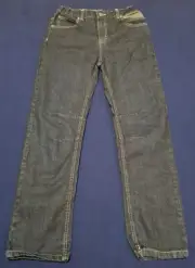 PUMPKIN PATCH ADJUSTABLE WAIST DIRTY DENIM BANANA LEG WOMEN'S JEANS - SIZE 12
