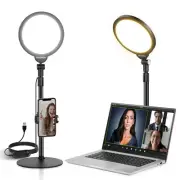 NEEWER 7" Desktop Phone Selfie Light Kit， 10W Dimmable Full Screen Ring Light