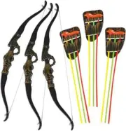 ArtCreativity Bow and Arrow Toy Set for Kids - Pack of 6 - Each Set Includes 1 B