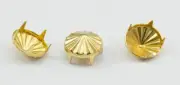 Size 60 12mm Gold Cone Nailhead 5 Prongs Non Rusting - 20 PCS