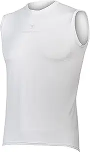 [Endura] Men's Lightweight Sleeve Less Baselayer (Pack of 1) White