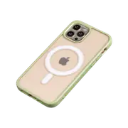 Veloreo Iphone 15 Pro Green Tpu Magsafe Compatible Shockproof Cover Case