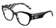 Dolce & Gabbana DG3377 3372 Women’s Glasses Black Size 53 - Private Health Rebate - Blue Light Block Available