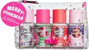 PINK/VICTORIAS SECRET 4 Fragrance Gift Set 2.5 Ounce Each 24k Coconut Berry Naughty Hot For CoCoa Ginger Zen
