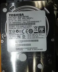 在飛比找Yahoo!奇摩拍賣優惠-500GB TOSHIBA東芝筆電2.5吋硬碟MQ01ABF