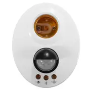 E27 Infrared Motion Pir Sensor Adjustable Delay Induction Lamp Holder Switch