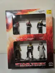 1994 Applause 6 Pack Star Trek Generations Figurine Set Kirk Worf Picard Luisa