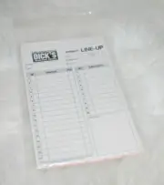 Sports Batter Baseball Batting Line-up 4 Part Form System 17 Dicks Packet 8 NEW