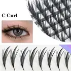 Comic Feather Spire Eyelashes Extensions Tower Top Faux Lashes Women