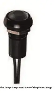 Apem PUSH BUTTON SWITCH 5A Momentary SPST IP67, Panel Mount, Through Hole WHITE