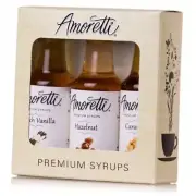 Premium Classic Syrups 50ml 3 Pack (French Vanilla, Caramel, Hazelnut)