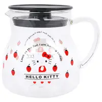 在飛比找蝦皮購物優惠-Hello Kitty 咖啡壺 耐熱玻璃茶壺 飲料壺 本體可