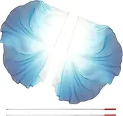 2Pcs Dance Worship Flag with Telescopic Pole Soft Praise Dance Flag Charming Dance Flags Elegant Worship Dance Flags Praise Dance Worship Flags 1.4×1.9m Portable Worship Flag for Church Dance Banner