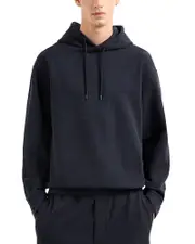 Emporio Armani Jacquard Logo Hooded Sweatshirt