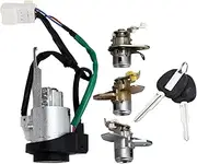 Lock Cylinder for Hyundai Santa Fe 2000-2005, Key Cylinder Set Lock Ignition Lock Cylinder 81905-26020/8190526020