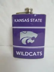 Kansas State Wildcats Stainless Steel 8oz. Hip Flask FB14KSWC
