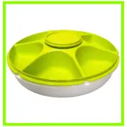 Tupperware Gourmet Serving Center Set Green Color [1pcs]