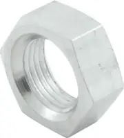 Allstar Jam Nut 3/4-16 in Right Hand Thread Aluminum Natural Set of 4 18282