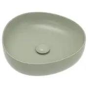 Pebble Small Above Counter Basin, Matte Olive