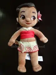 NWT Disney Store Animators Collection Toddler Moana 12" Princess Plush Toy Doll