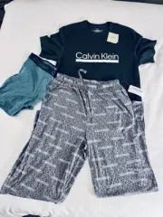Calvin Klein Pajamas Set CK Logos Pajamas MEDIUM CALVIN Prints On Pajamas+BRIEFS