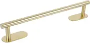 SHINEOFI Bathroom Stainless Steel Towel Rack Hanger No Drilling Required Single Towel Bar for Easy Installation Bathroom Kitchen Laundry Room Brushed Finish
