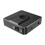 Bluetooth 5.0 Audio Transmitter Receiver Wireless Adapter 10M 3.5mm Audio Cable Wireless Adapter Music Micro USB Power Cord