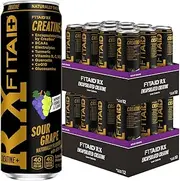 FITAID RX Recovery Blend with Creatine, Contains BCAAs, Glucosamine, Omega-3s, Green Tea, 100% Clean, Paleo Friendly, 12 Fl Oz (Pack of 24)