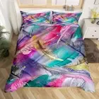 Cover Kids King Western Colorful Feather Decor Bedding Set Bird Peacock Feather