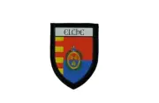 Patch printed embroidery travel souvenir shield city flag spain elche