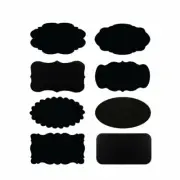 WRAPABLES Set of 32 Chalkboard Labels / Chalkboard Stickers for Organizing, Etc